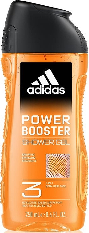 Гель для душа Adidas Power Booster 250 мл (3616304240607)