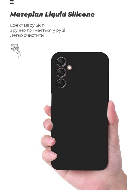 Фото - Чохол для смартфону
 Armorstandart ICON Case for Samsung A24 4G (A245) Camera cover Black (ARM68001)
