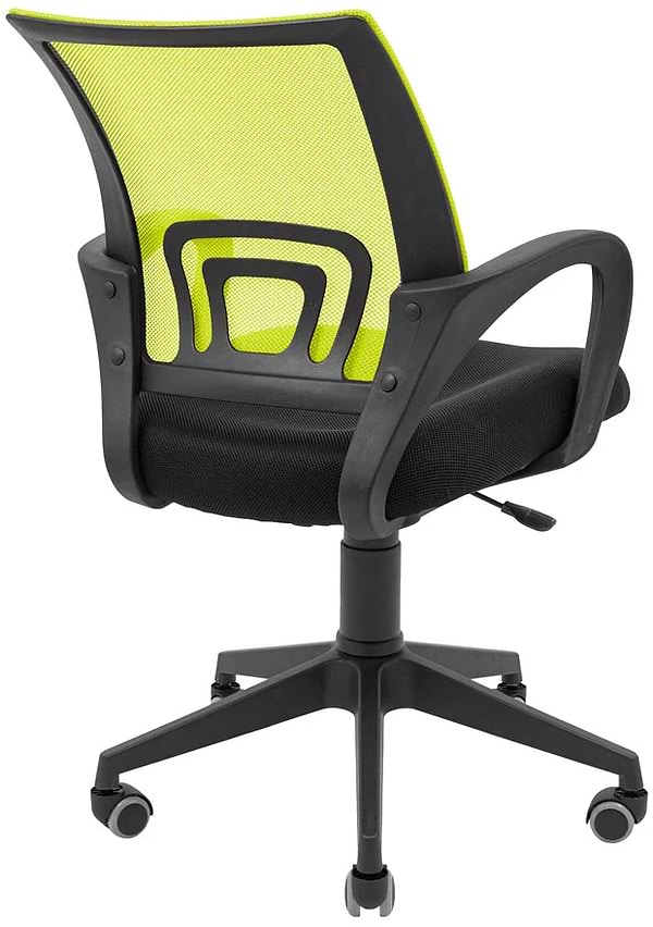 Фото - Крісло офісне Richman Спайдер Ю Пластик Піастра Сітка чорна + зелена