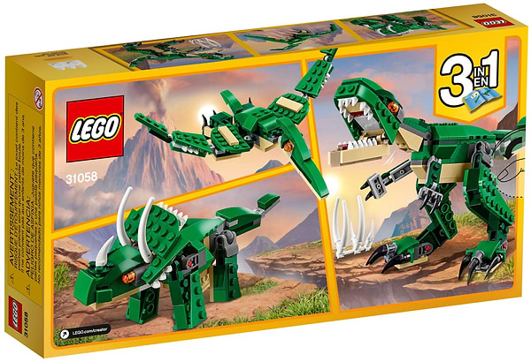 Фото - Конструктор LEGO Creator 3 v 1 Могутні динозаври (31058)