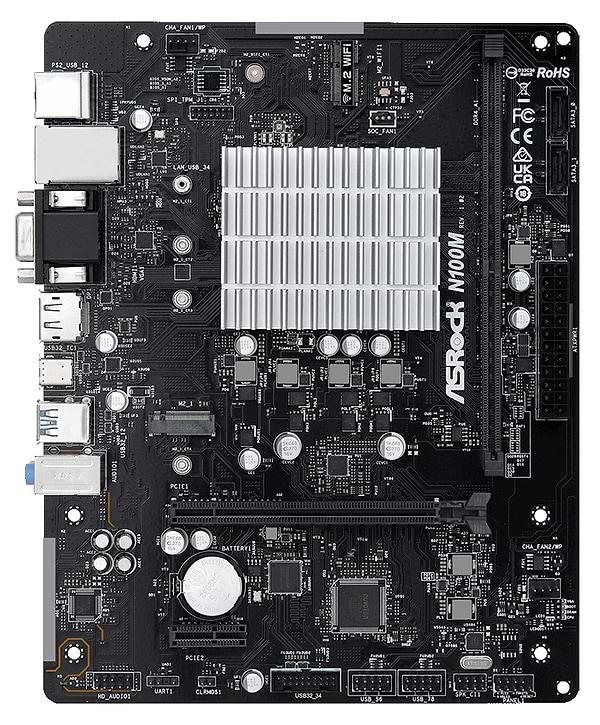 Фото - Материнская плата ASRock N100M