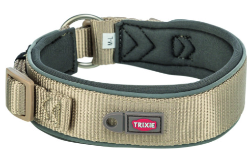 Ошейник для собак Trixie Premium экстраширокий L 46–55 см 50 мм песочно-серый (4053032677531)