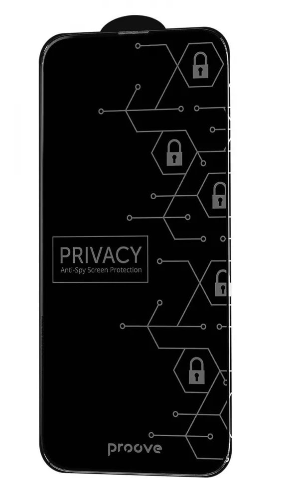 Защитное стекло для смартфона Proove Privacy iPhone 15 Pro Black (PGPPRI15P001) - Фото 1