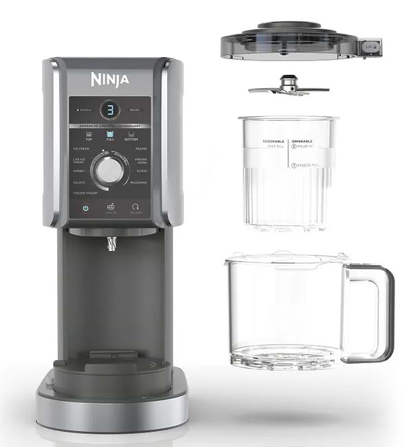 Фото - Уценка - Мороженица Ninja CREAMi Deluxe 10-in-1 (NC501EU)