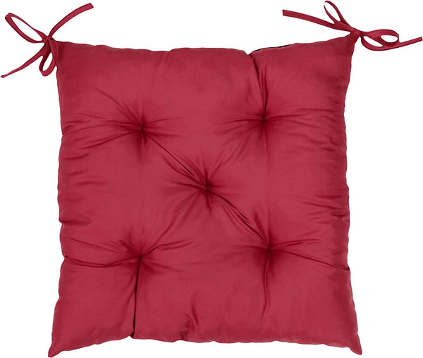 Фото - Подушка для стула Прованс Фибра бордо 40х40 см (029611)