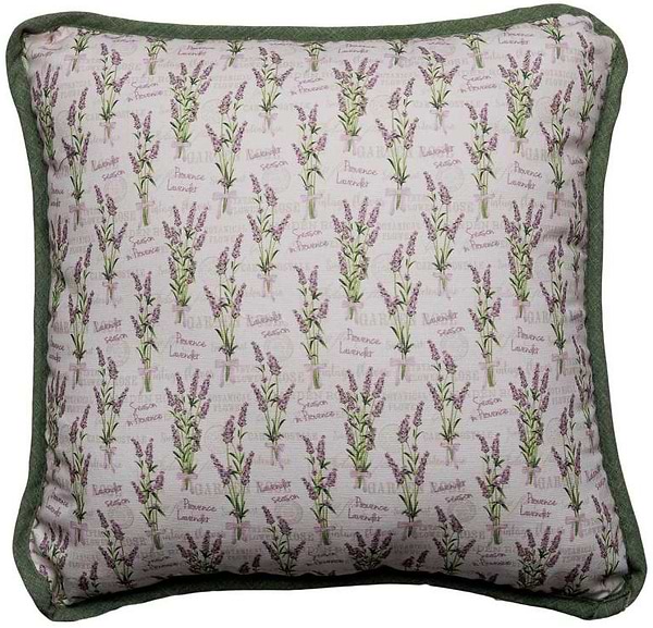 Фото - Подушка декоративная Прованс Соцветия лаванды 40х40 см (043211)