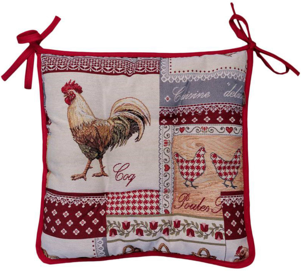 Подушка для стільця Прованс Гобеленова Добробут 40х40 см (044369)