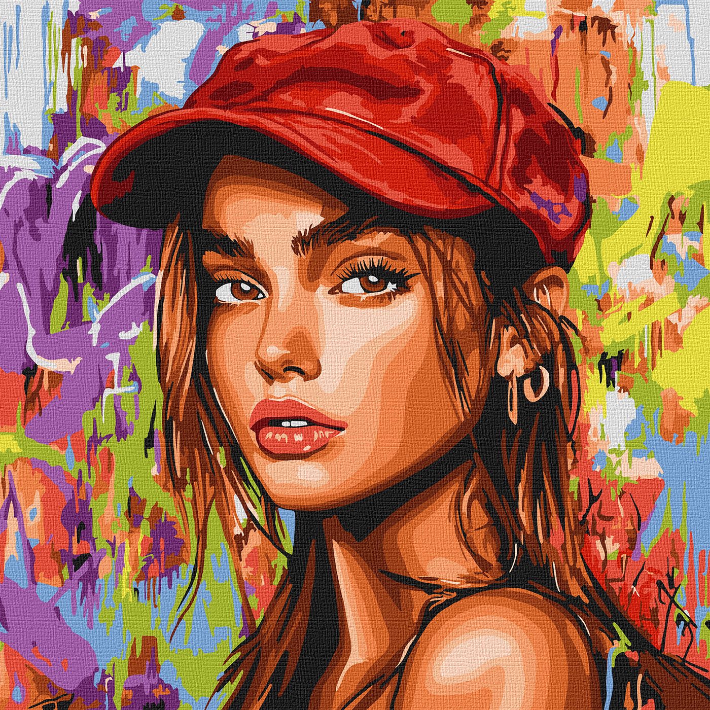 Купити Картина за номерами Ideyka Сучасна Червона шапочка 40х40 см (KHO8600) - Фото 1 Картина за номерами Ideyka Сучасна Червона шапочка 40х40 см (KHO8600) - Фото 1