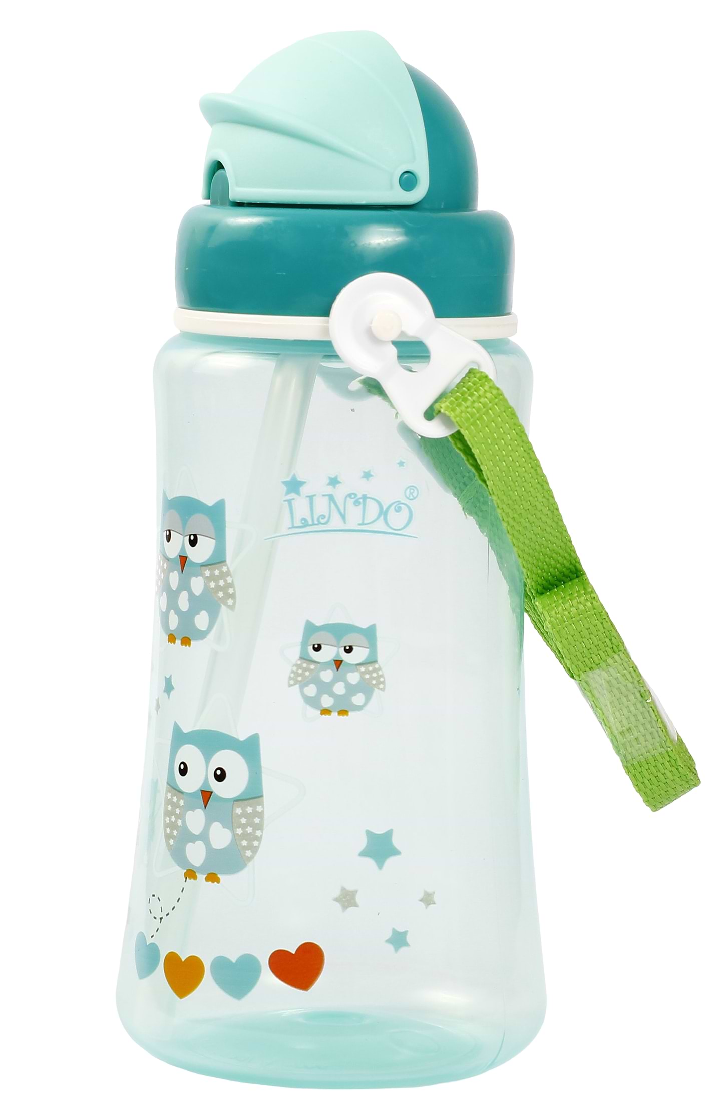 Поильник-непроливайка детский Lindo 360 мл зеленый (А 41 зел)