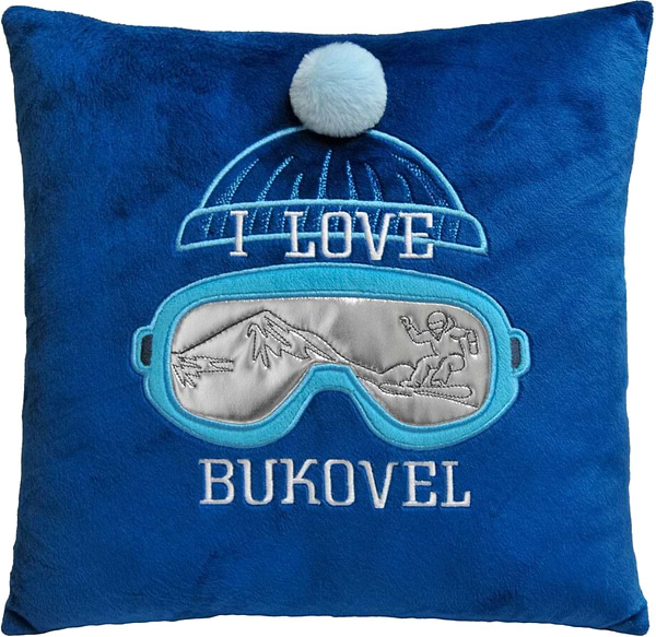 Фото - Подушка декоративная Tigres I love Bukovel (ПД-0480)