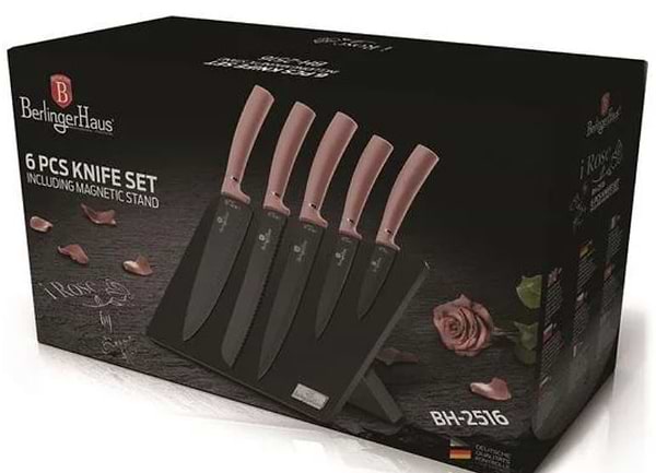 Фото - Набір ножів BerlingerHaus I-Rose Edition 6 пр. (BH-2516)