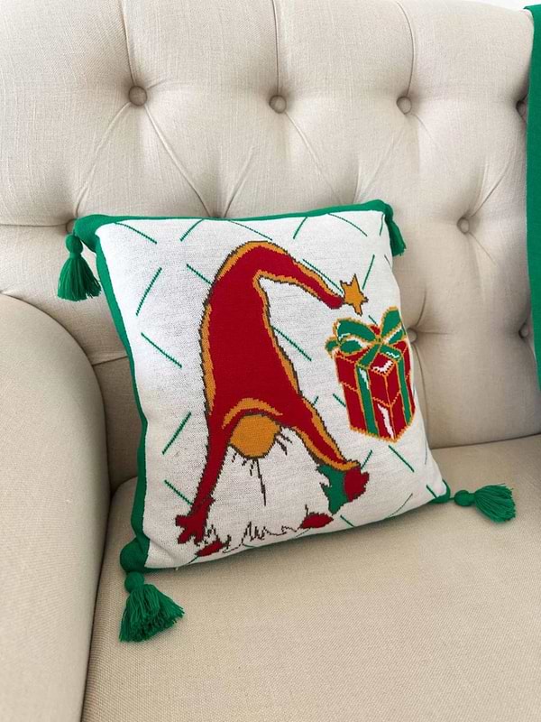 Фото - Подушка декоративная Прованс Снеговик 45х45 см (028053)