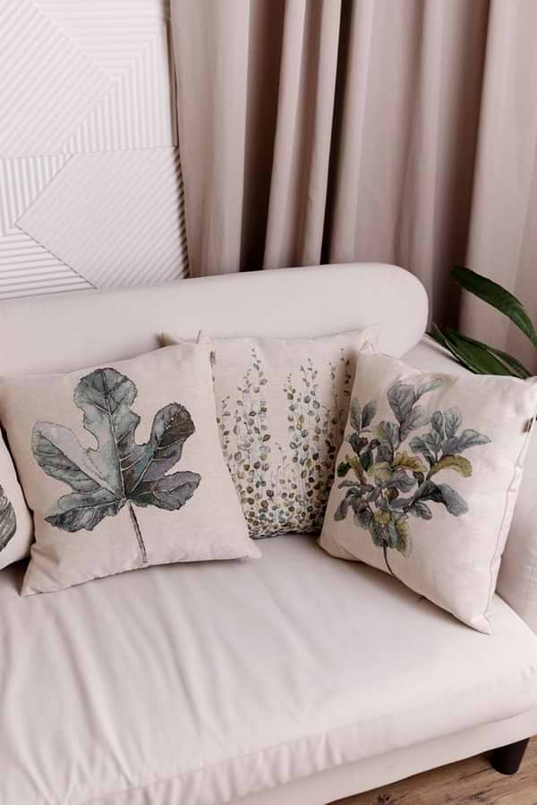 Фото - Подушка декоративная Прованс Дихондра 45х45 см (035498)