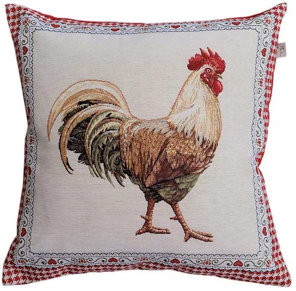 Фото - Подушка декоративная Прованс Добробут петух 45х45 см (044438)