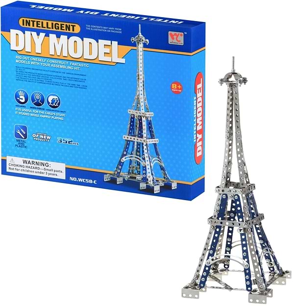 Фото - Конструктор металлический Same Toy Эйфелева башня 352 эл. (WC58CUt)
