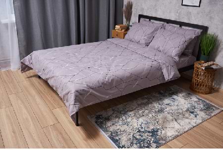 Фото - Комплект постельного белья Moon&Star Бязь Gold Люкс Graphite 175х210 (MS-820004100)