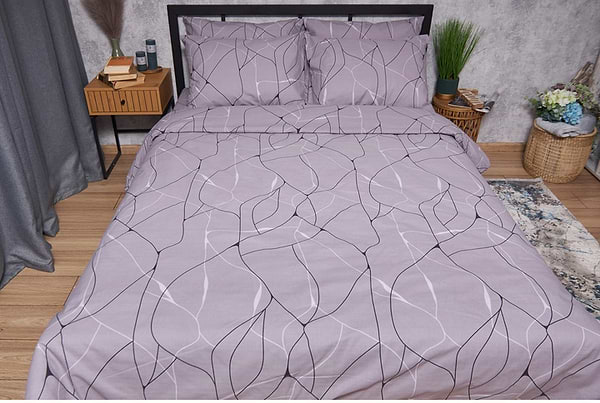 Фото - Комплект постельного белья Moon&Star Бязь Gold Люкс Graphite 175х210 (MS-820004100)