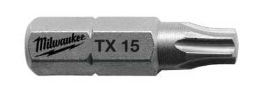 Фото - Бита для отвертки Milwaukee TX15 25 мм 25 шт. (4932399595)