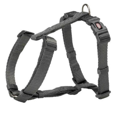 Шлея для собак Trixie Premium L–XL 75–120 см Графитовый (4053032022072)