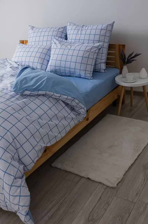 Фото - Комплект постельного белья ТЕП Happy Sleep Blue Check (2-03796_25207)