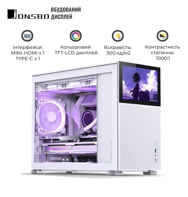 Фото - Корпус Jonsbo D31 MESH SC White