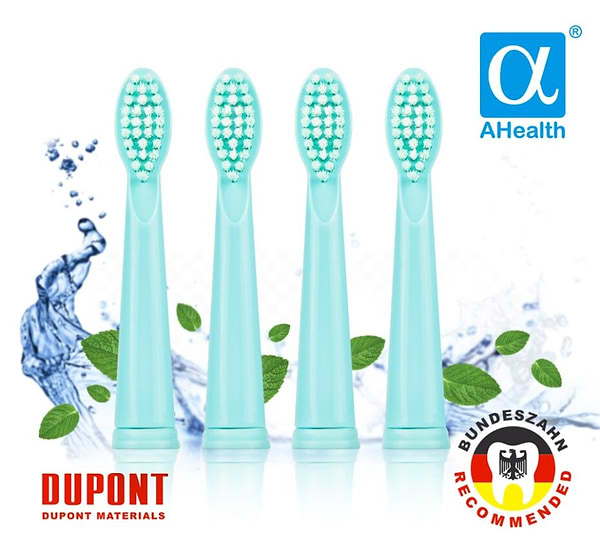 Фото - Насадка для зубної щітки AHealth SMART SONIC SMILE 1 4 шт. Green (N-4-AHsss1g)