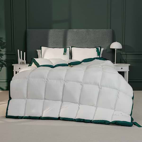 Фото - Ковдра зимова полуторна MirSon 140х205 100% пух Imperial Satin Luxe (2200007177394)