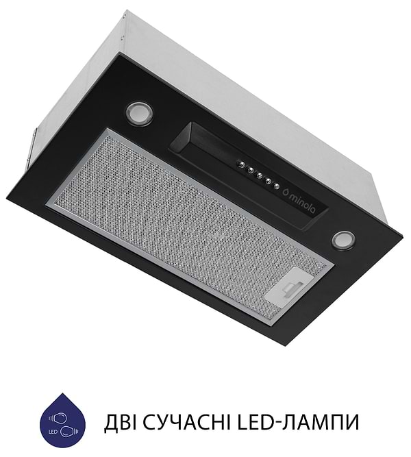 Фото - Витяжка вбудована Minola HBI 5324 BL 800 LED