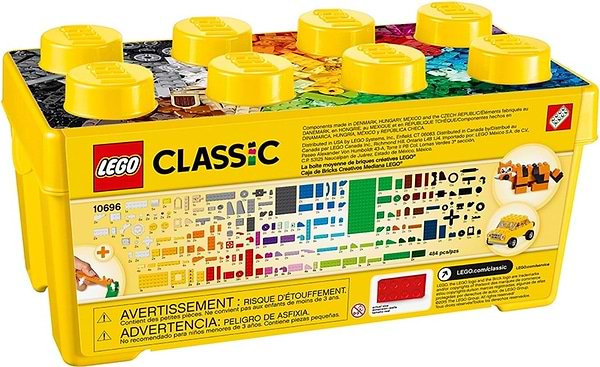 Фото - Конструктор LEGO Classic Набір для творчості середнього розміру (10696)
