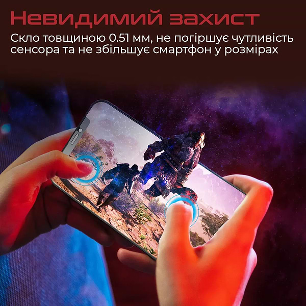 Фото - Захисне скло для смартфону Promate for iPhone 12/12 Pro (apex.12)