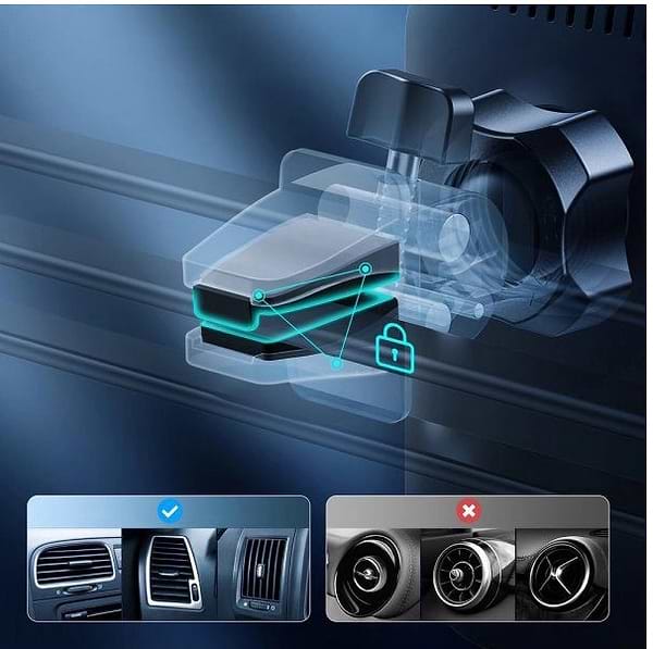 Фото - Автомобільний зарядний пристрій Choetech QI 15W MagSafe Black (T200-F-201BK)