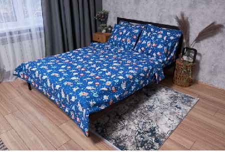 Комплект постельного белья Moon&Star Бязь Gold Люкс Space Cats 160х220 (MS-820001759)