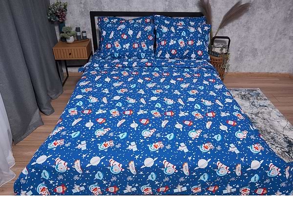 Фото - Комплект постельного белья Moon&Star Бязь Gold Люкс Space Cats 160х220 (MS-820001761)