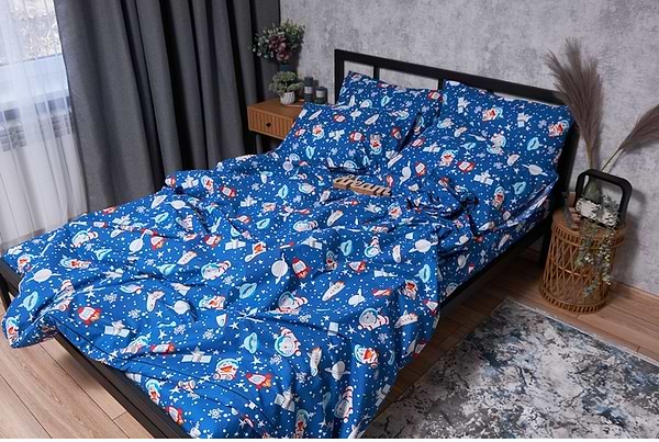 Фото - Комплект постільної білизни Moon&Star Бязь Gold Люкс Space Cats 160х220 (MS-820001762)