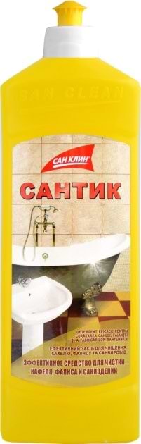 Засіб для чищення кухонної техніки San Clean для сантехники без распылителя 500 мл (4820003540145) - Фото 1