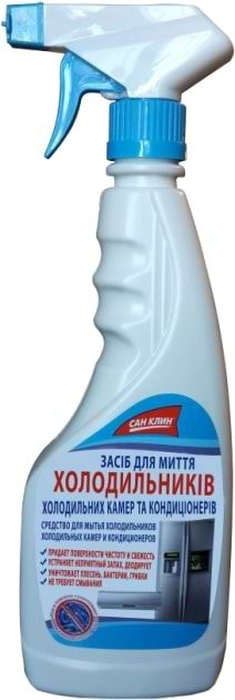 Засіб для чищення холодильника та кондиционерів San Clean с распылителем 500 мл (4820003542958) - Фото 1