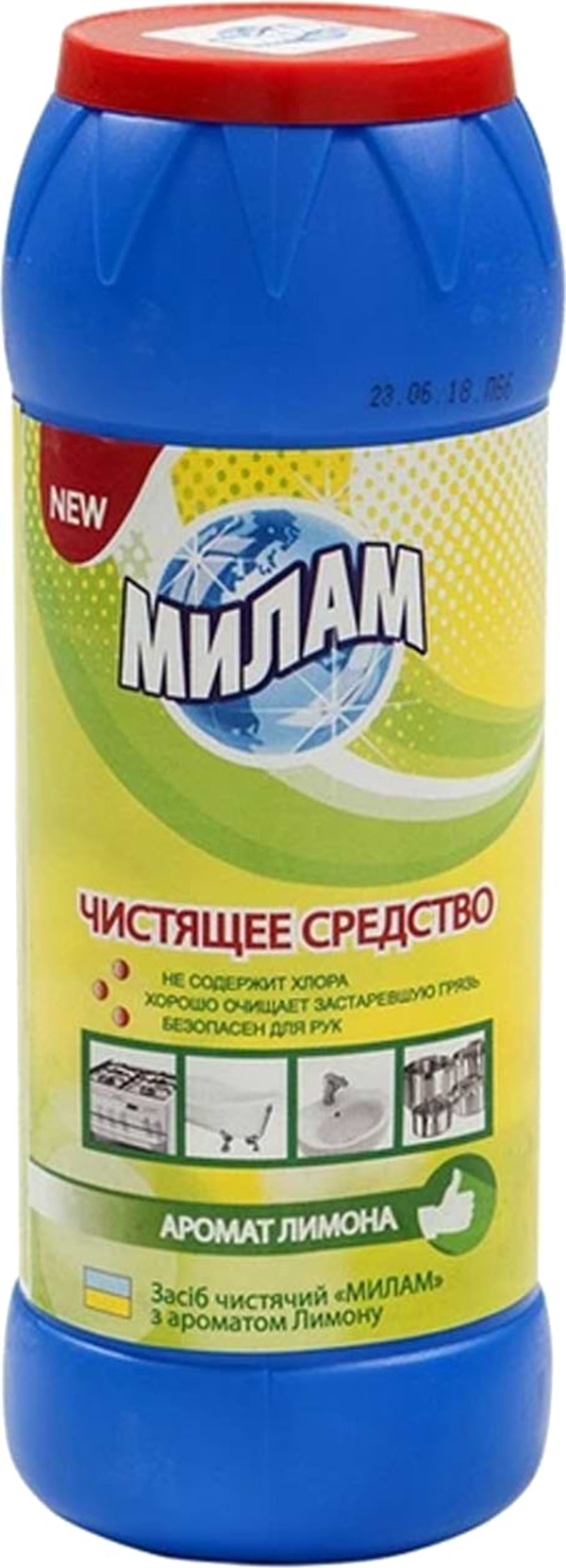 Фото - Средство для мытья в ванной комнате Милам Лимон 500 г (4820152290533)