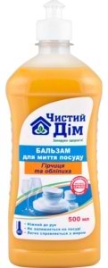 Фото - Средство для ручного мытья посуды Чистий Дім Горчица и облепиха 500 мл