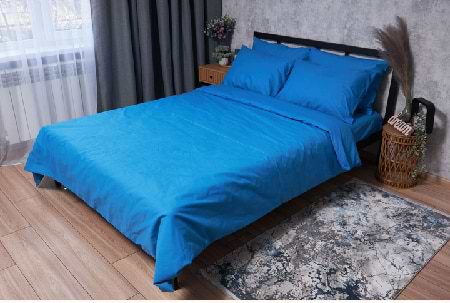 Комплект постельного белья Moon&Star Бязь Gold Люкс Sapphire 160х220 (MS-820001690)