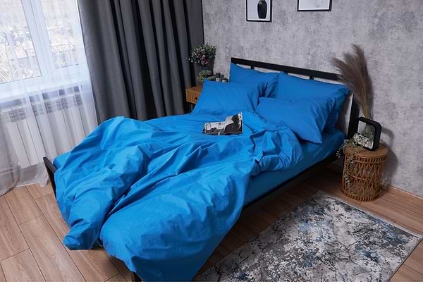 Фото - Комплект постельного белья Moon&Star Бязь Gold Люкс Sapphire 160х220 (MS-820001688)