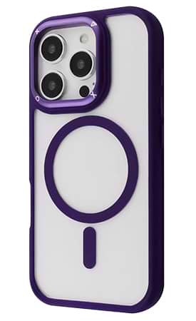 Чехол для смартфона Proove Clear Essence Case with Magnetic Ring iPhone 15 Deep Purple (PCCEIP150004) - Фото 1