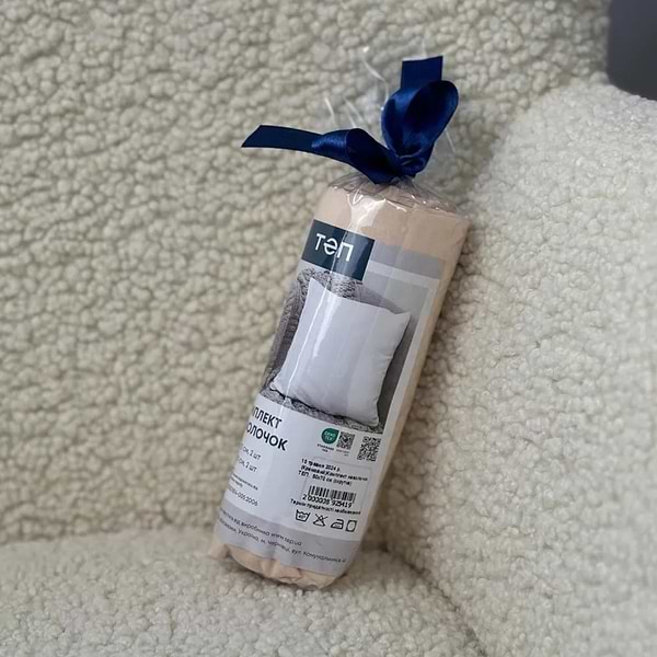 Фото - Наволочка ТЕП 50х70 см Кремовий 2 шт. (2-03861_28302)