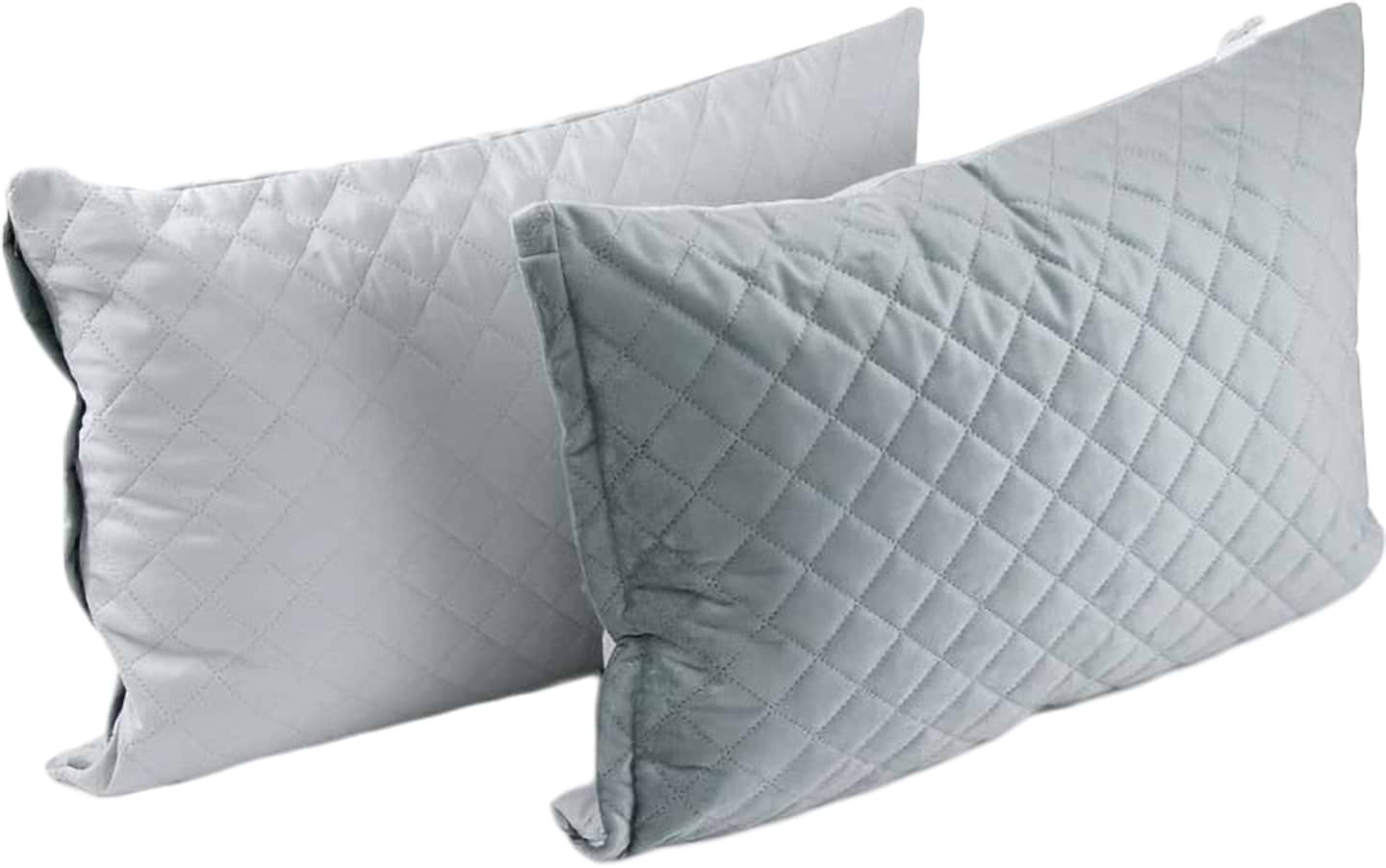 Наволочка Руно Комплект 50х70 2 шт. (К_382.55_Dark Grey ромб_Н)