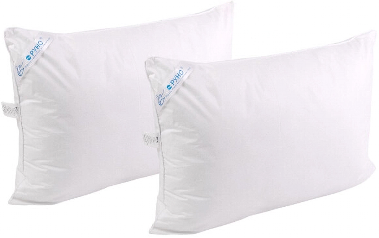 Набор подушек стандартных Руно 50х70 см из искусственного пуха тик 2 шт. (К_Н310.11ЛПУ)