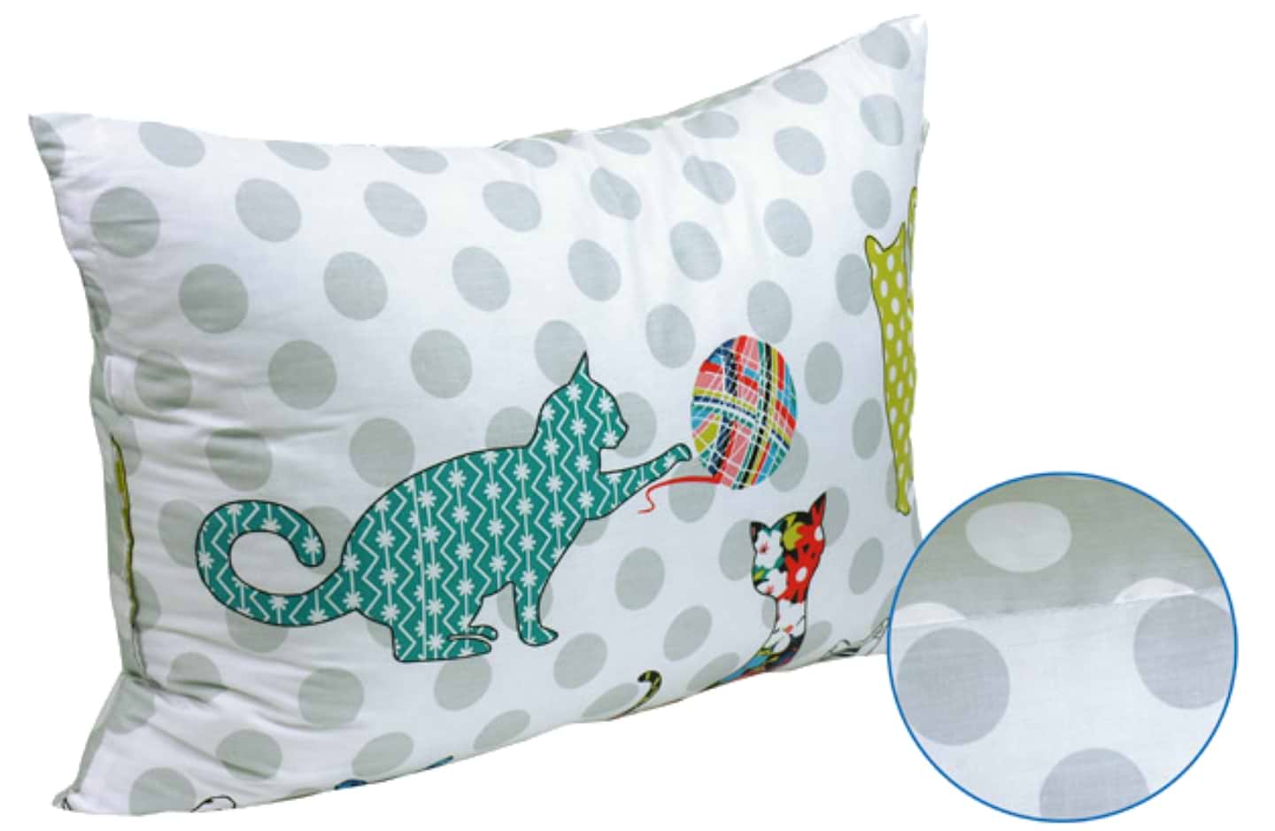 Купити Подушка стандартна Руно 50х70 силіконова (310.137Cat) - Фото 1 Подушка стандартна Руно 50х70 силіконова (310.137Cat) - Фото 1