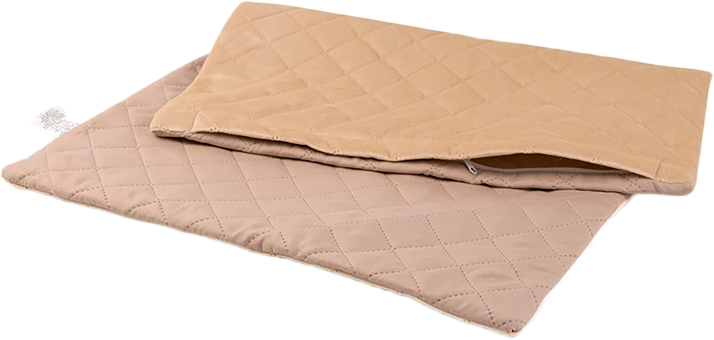 Наволочка Руно 50х70 см велюровый Beige Ромб (382.55_Beige ромб)