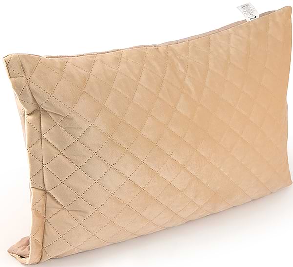 Фото - Наволочка Руно 50х70 см велюровий Beige Ромб (382.55_Beige ромб)