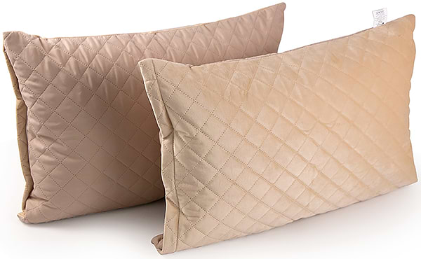 Фото - Наволочка Руно 50х70 см велюровий Beige Ромб (382.55_Beige ромб)