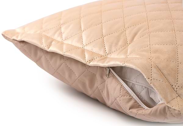 Фото - Наволочка Руно 50х70 см велюровий Beige Ромб (382.55_Beige ромб)