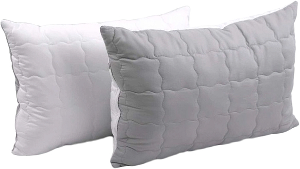 Фото - Набір подушок стандартних Руно 50х70 см силіконові Grey White 2 шт. (К_Н310.52_Grey White)